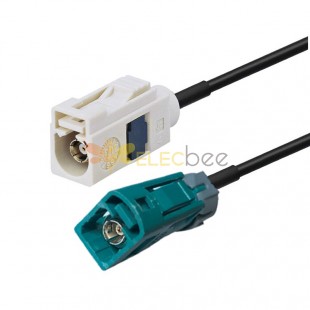 Fakra Cable Waterblue Z Waterproof Jack to Fakra B Jack Female Straight Radio Vehicle Extension Cable RG316