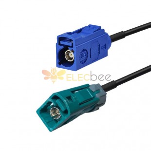 Fakra Cable Waterblue Z Waterproof Jack to Fakra C Straight Jack Female Radio Vehicle Extension Cable RG316