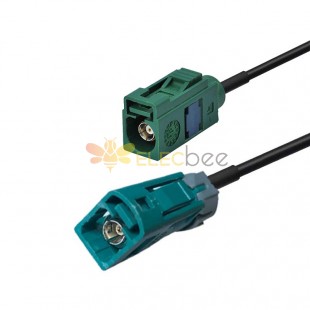 Fakra Cable Waterblue Z Waterproof Jack to Fakra E Jack Female Straight TV Signal Vehicle Extension Cable RG316 10cm