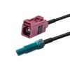 Câble Fakra étanche Waterblue Z Plug mâle à Fakra D Jack droit femelle GSM câble d\'extension de véhicule RG316