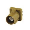 Fakra K Connector PCB mount Plug End Launch connector Curry /1027 for Radio With IF output