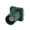 Fakra Connector GPS Male PCB mount Plug End Launch Car straight connector Green/6002 for TV1