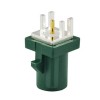 Fakra Connector GPS Male PCB mount Plug End Launch Car straight connector Green/6002 for TV1