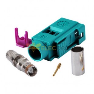 Fakra Connector Types Z Female Crimp Solder for Cable RG58 LMR-195 RG400 RG142