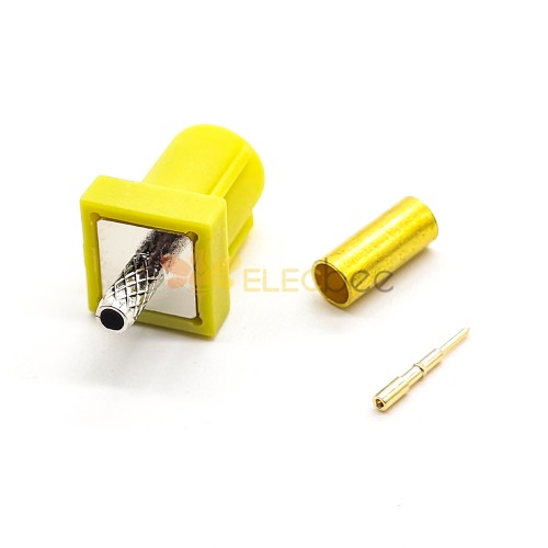 Fakra Jack Connector Fakra K Male Curry RG316 RG174 Cable Crimp Connector pour voiture Sirius XM Radio