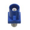 FAKRA SMB C Blue Straight Male Plug Car Vehicle Connector Crimp Type for Cable RG58/RG142