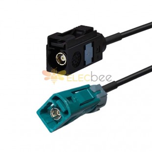 Fakra Waterblue Z Waterproof Jack to Fakra A Straight Jack Female Radio Vehicle Extension Cable RG316