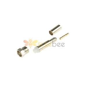 FME Connector Jack Crimp Straight Cable Mount Termination 50Ω 900MHz for RG58/U