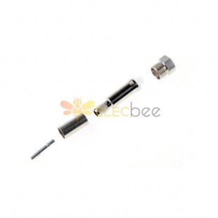 FME Female Cable Connector Crimp for RG58 C/U 180 Degree 50 ohm 2GHz