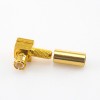 Cable Connector MCX Male Right Angle Crimp for RG316/RG174