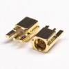 20pcs Female MMCX Connector Offset Type 180 Degree for PCB Mount
