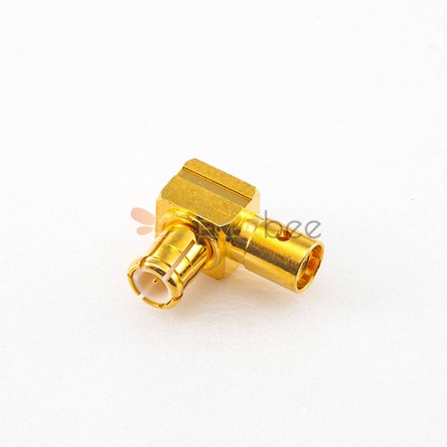 Conector macho direito cobre banhado a ouro padrão