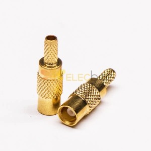 20pcs MCX Connector Female Straight Gold Plated Crimp Type for Cable