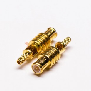 20pcs MCX Connector Male Straight Crimp Window Solder for Cable