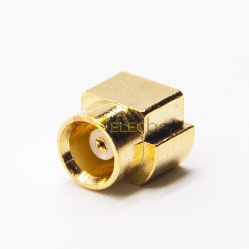 MCX Connector Panel Mount Buchse 180 Grad Gold Plating Offset Typ
