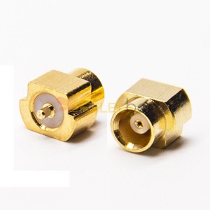 20 piezas conector MCX montaje en Panel hembra 180 grados chapado en oro tipo compensado