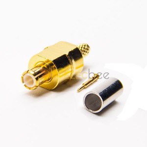 MCX Connector RF Coax Type Male 180 Degree Crimp Type for Cable