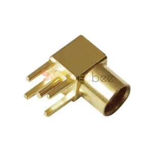 20 peças de conector MCX fêmea banhado a ouro em ângulo reto para PCB