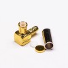 MCX Connector Right Angle Male Gold Plated Crimp Type for Cable