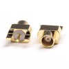Mcx Edge Mount para PCB Mount Female Connector 180 Degree Gold Plating