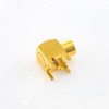 MCX Female Right Angle Connector Copper Gold-plated