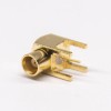 20pcs MCX Gold Plating Angled Female Through Hole for PCB Mount