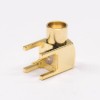 20pcs MCX Gold Plating Angled Female Through Hole for PCB Mount