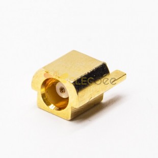 Offset MCX per pannello Connettore femminile Placcatura oro dritto per montaggio PCB