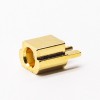 MCX Offset to Panel Female Connector Straight Gold Plating for PCB Mount