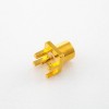 MCX PCB Connector Female Straight Card Board Copper Gold-plated