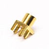 MCX PCB Mount Female Connector 180 Degree Margin Surface Mounting