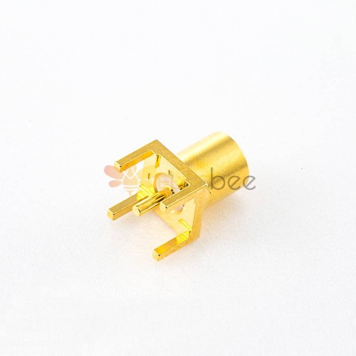 MCX PCB焊接母直插孔铜镀金