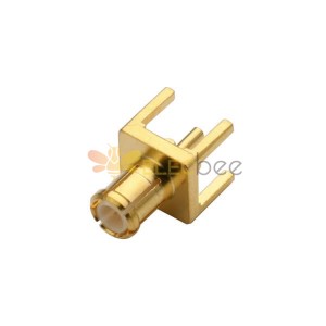 MCX Plug Connector Coaxial Straight Through Hole pour PCB Mount