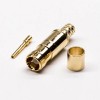 MCX Plug Straight Crimp Type Brass Gould Plated Connector