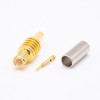 MCX RF Connector Male Straight Gold Plated Crimp for Cable