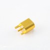 MCX Solder Connector Female Straight Jack Copper Gold Plated