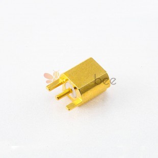 MCX Solder Connector Female Straight Jack Copper Gold Plated