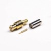 MCX Straight Connector Male Gold Plating Crimp Type for RG316 Cable