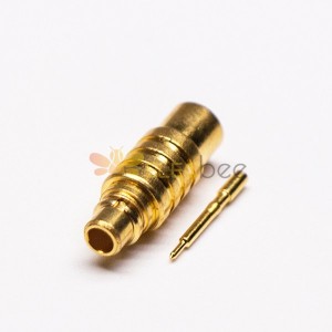 MMCX Coax Connector Homme Straight Gold Plated Solder Type