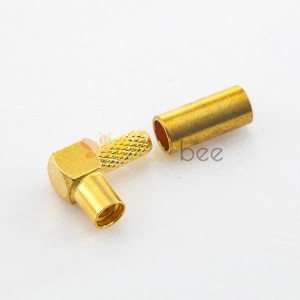 MMCX Connector Cable Crimp Type Female Right Angle for RG316/RG174