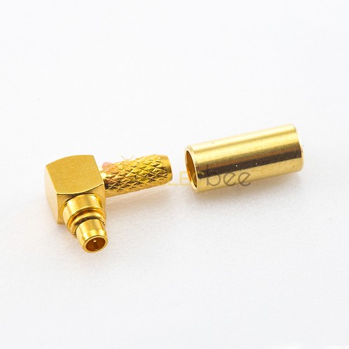 MMCX Connector Cable Type Male Right Angle Crimp for RG316/RG17