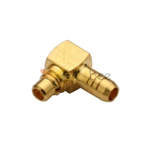 MMCX Connector for Coaxial Cable Angled Male Crimp Type for RG178B/U