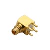 MMCX Connector Male Gold Plated Angled Through Hole for PCB