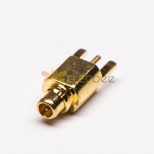 MMCX PCB Connector Straight Mâle Mâle Gold Plated Type