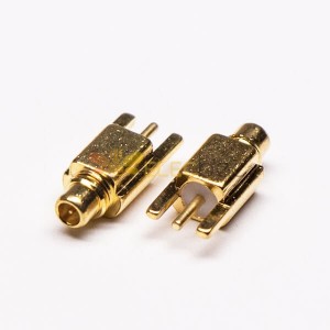 20 adet MMCX PCB Konektörü Düz Erkek Altın Kaplama Ofset Tipi