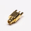 20 piezas MMCX PCB conector recto macho chapado en oro tipo compensado