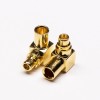 MMCX Plug Connector Right Angled Solder Type for Cable