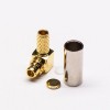 20pcs MMCX RF Connector Right Angled Male Crimp Type for Cable
