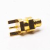 20 connettori MMCX per montaggio superficiale maschio a 180 gradi per placcatura in oro con montaggio su PCB