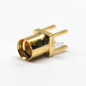 MMCX Through Hole 180 Degree Female pour PCB Mount Gold Plating